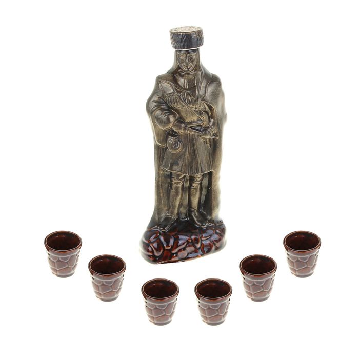 Штоф с рюмками "Джигит" 7 предметов, 0,7 л