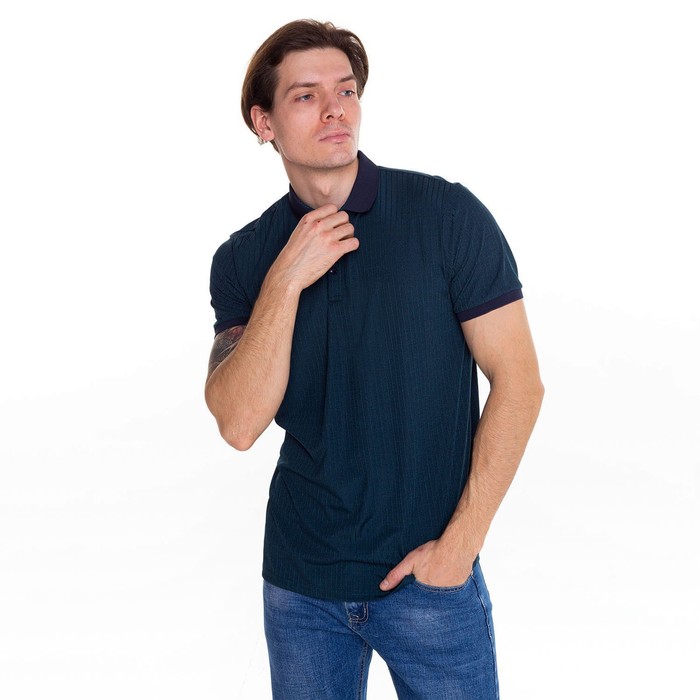 

Футболка мужская поло, цвет зеленый, размер 54 (3XL)