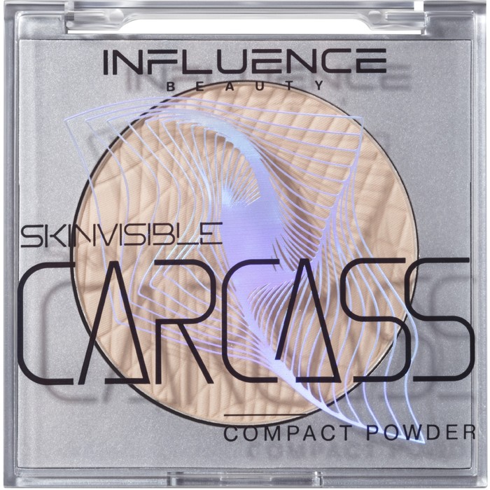 цена Пудра Influence Beauty Skinvisible carcass, компактная, тон 03, 4.2г
