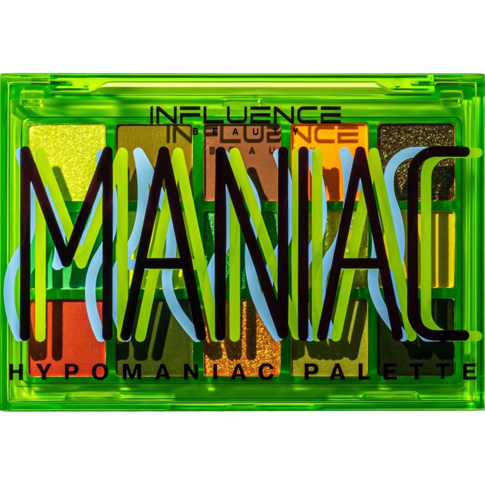 

Палетка теней Influence Beauty Hypomaniac, тон 05, 12 г