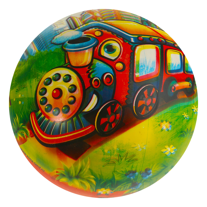 Мяч детский "Паровозик" 60 гр.