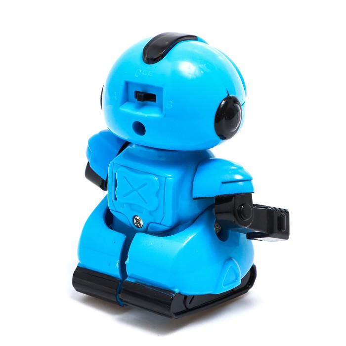 Робот радиоуправляемый "Минибот", световые эффекты, цвет синий
