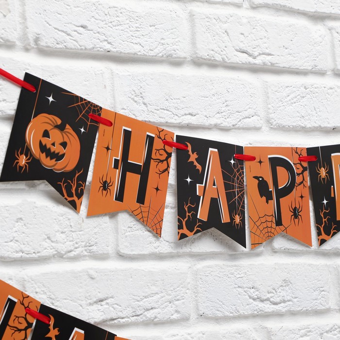

Гирлянда на ленте "Happy Halloween", ночь страха, 250 см