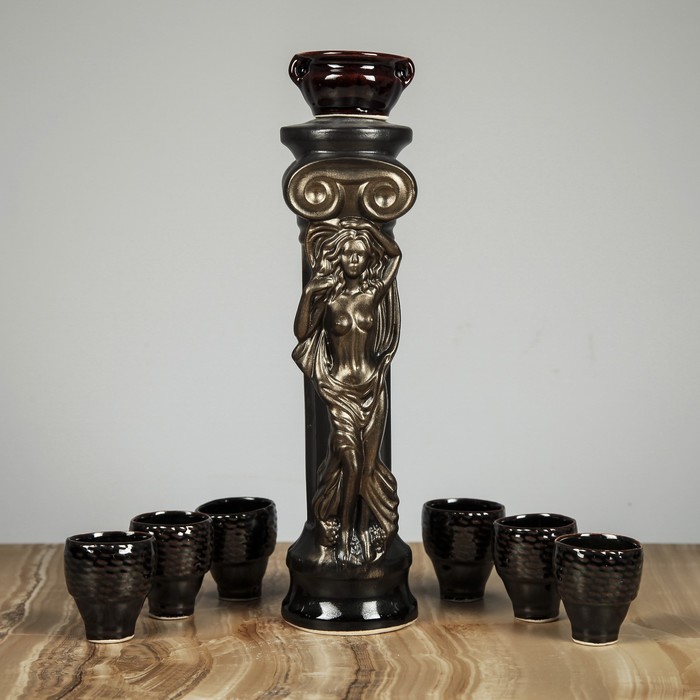 Штоф с рюмками "Ариадна" 7 предметов, 0,6 л