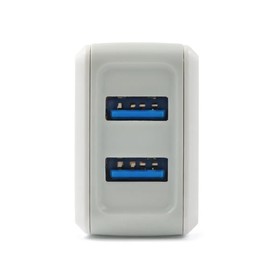 

Сетевое зарядное устройство BYZ B36, 2 USB, 2.1 А, кабель Lightning, 1 м, белое