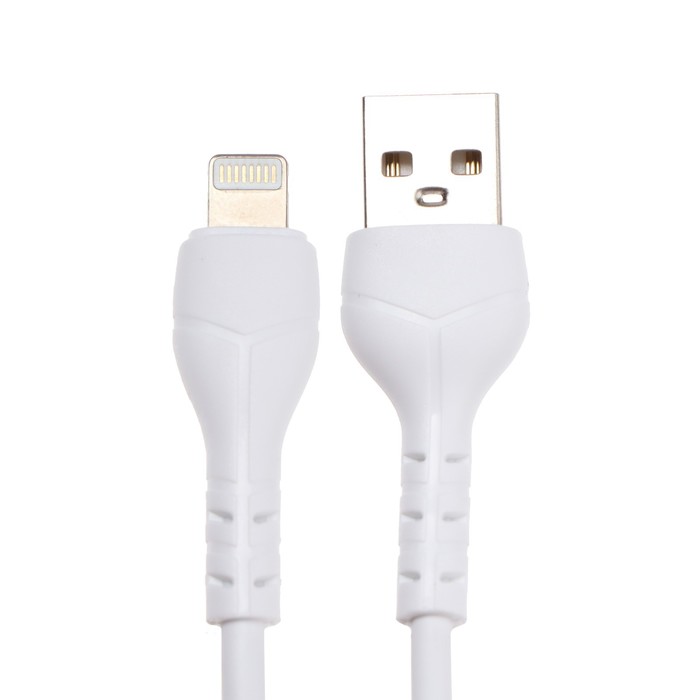 фото Сетевое зарядное устройство mirex u16i, usb, 2.4 а, кабель lightning, 1 м, белое