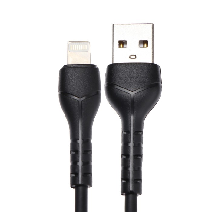 фото Сетевое зарядное устройство mirex u16i, usb, 2.4 а, кабель lightning, 1 м, черное