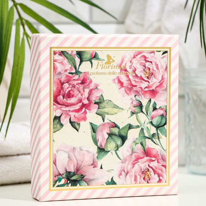 

Подарочный набор мыла FLORINDA, "Цветы и Цветы", Пион, 2 шт. по 200 г