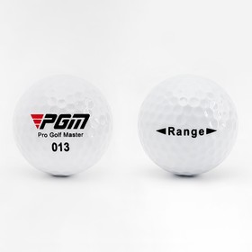 Мяч для гольфа PGM 'Range', двухкомпонентный, d=4.3 Ош