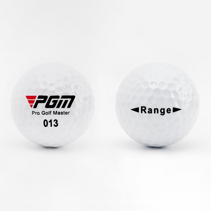 Мяч для гольфа PGM Range, двухкомпонентный, d=4.3 epstein d range