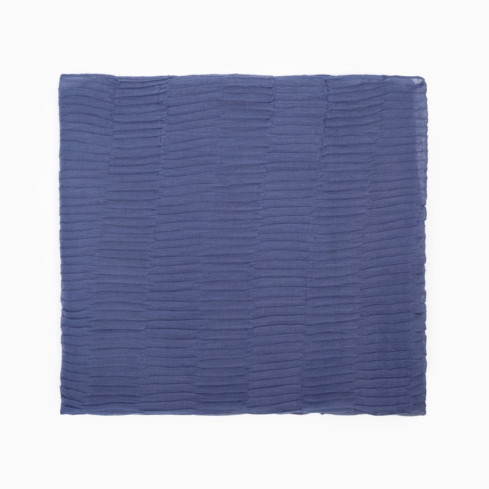 Снуд женский текстильный, цвет синий, размер 70х75