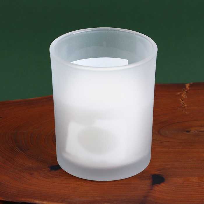 Свеча в стеклянном стакане "Hello winter", 7 х 8,5 см