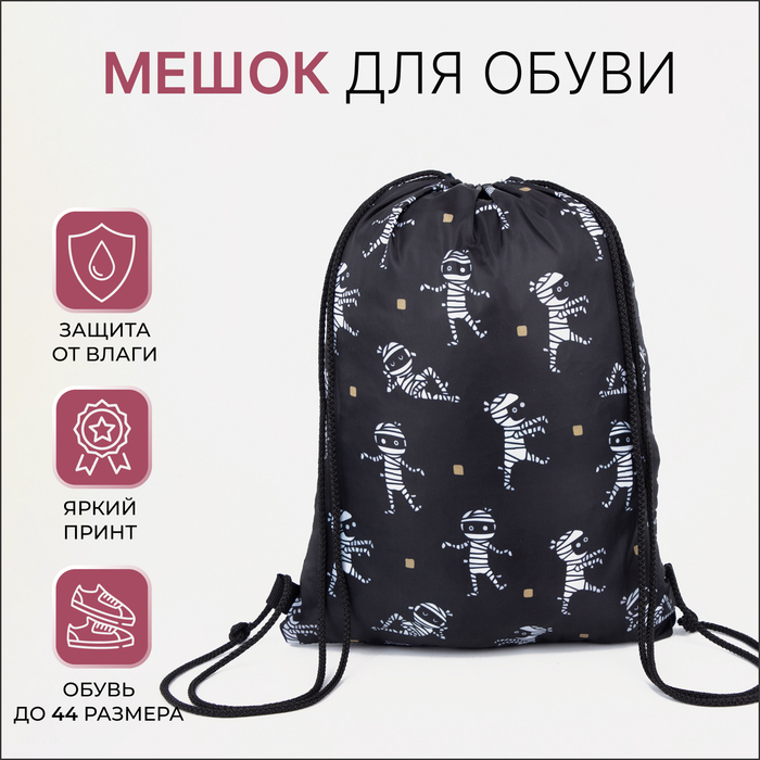 

Мешок для обуви, цвет чёрный