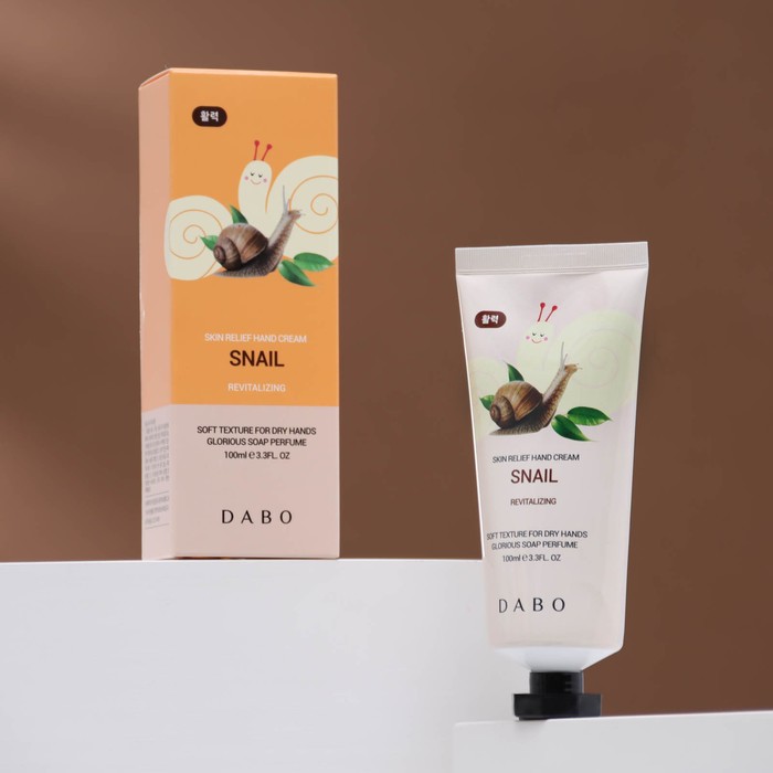 Крем для рук DABO с муцином улитки, 100 мл