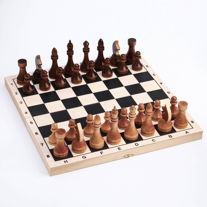Фигуры шахматные гроссмейстерские, дерево, король 10.5 см, d=3.5, пешка 5.6 см, d=3 см