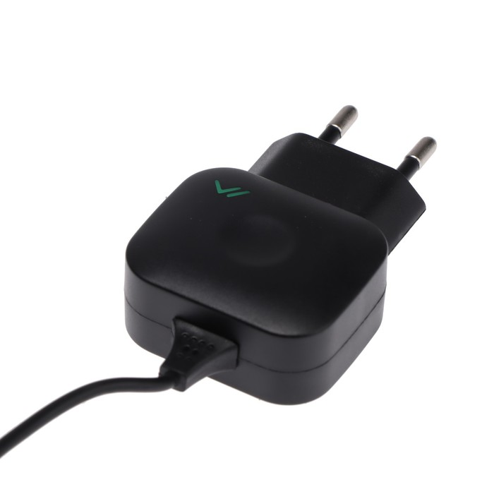 

Сетевое зарядное устройство Vertex Slim Line, 2.1 А, кабель microUSB, черное