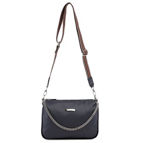 

00-105 Сумка кросс-боди, отдел на молнии, цвет серый 19х7х27см