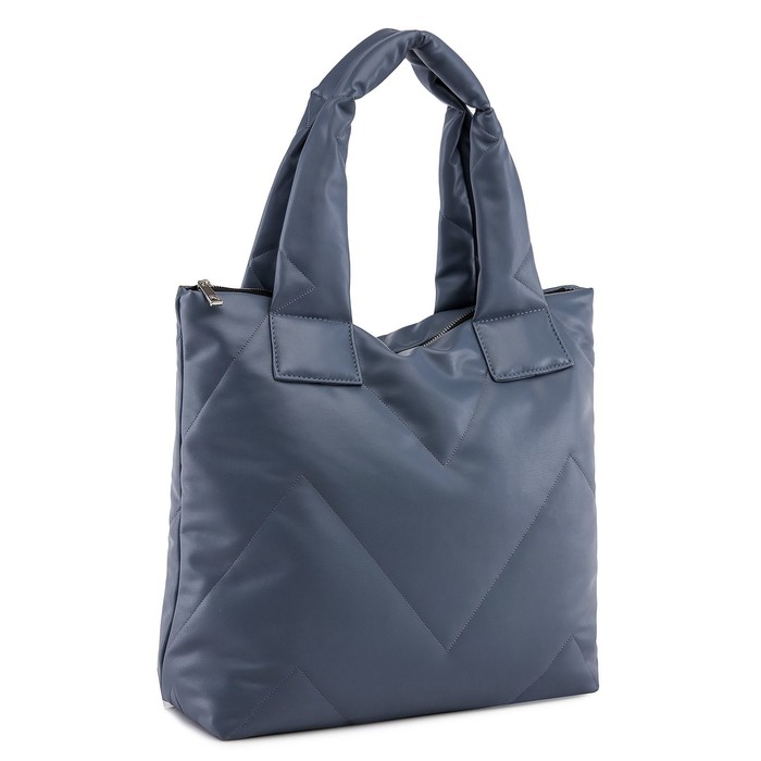 фото 1226 сумка шопер, отдел на молнии, цвет серый 42х13х38см s.lavia