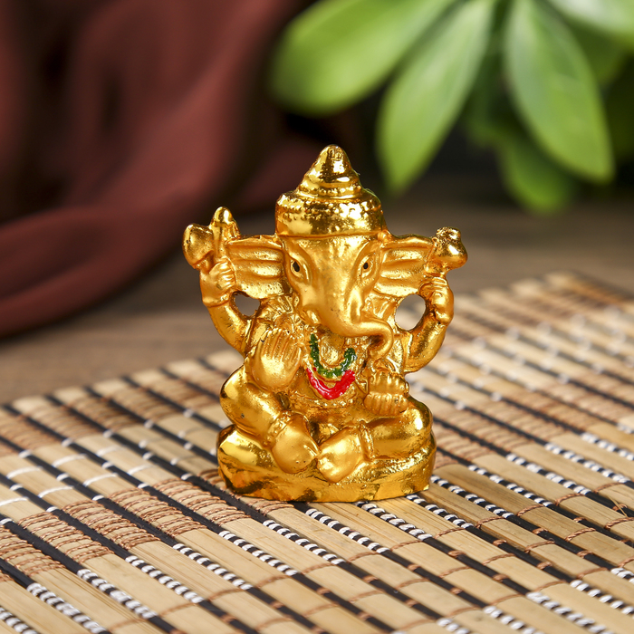 Нэцкэ под золото "Ганеша"