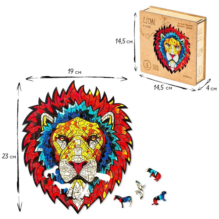фото Пазл фигурный «лев» s zufa