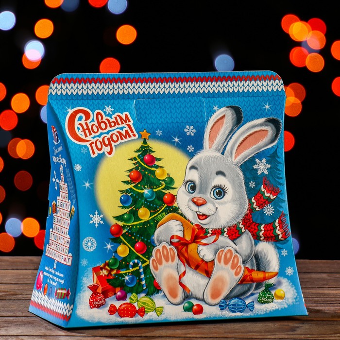 Подарочная коробка Кролик с морковкой, 20 х 24 х 12 см