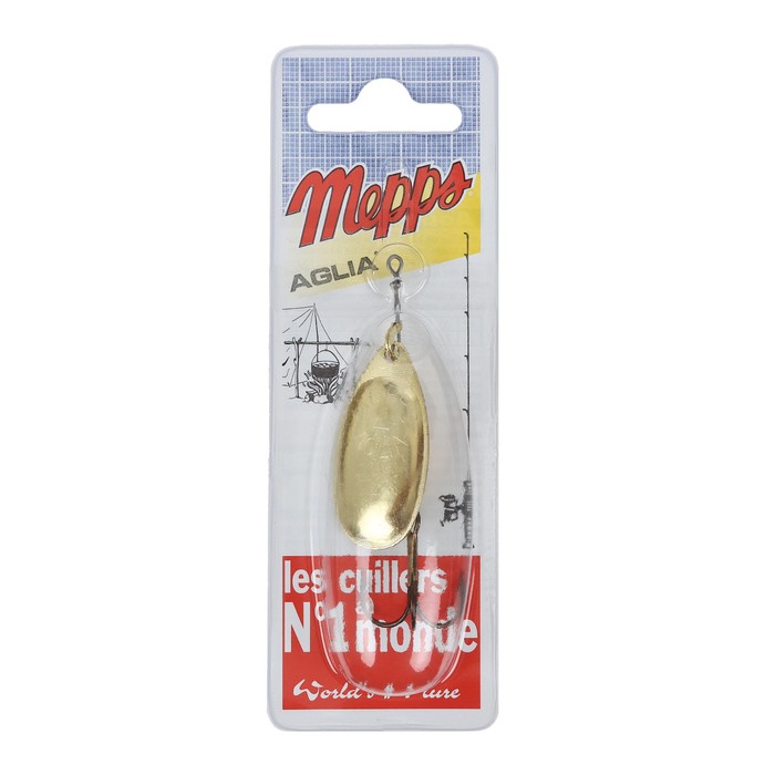 

Блесна вращающаяся MEPPS Aglia OR №4, 9 г, блистер