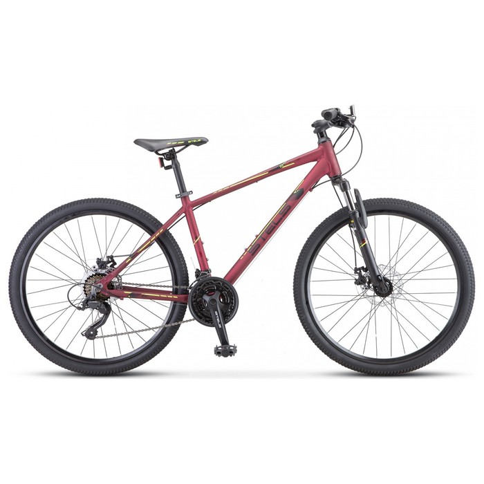 

Велосипед 26" Stels Navigator-590 MD, K010, цвет бордовый/салатовый, размер 16"