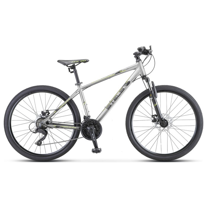 

Велосипед 26" Stels Navigator-590 MD, K010, цвет серый/салатовый, размер 16"