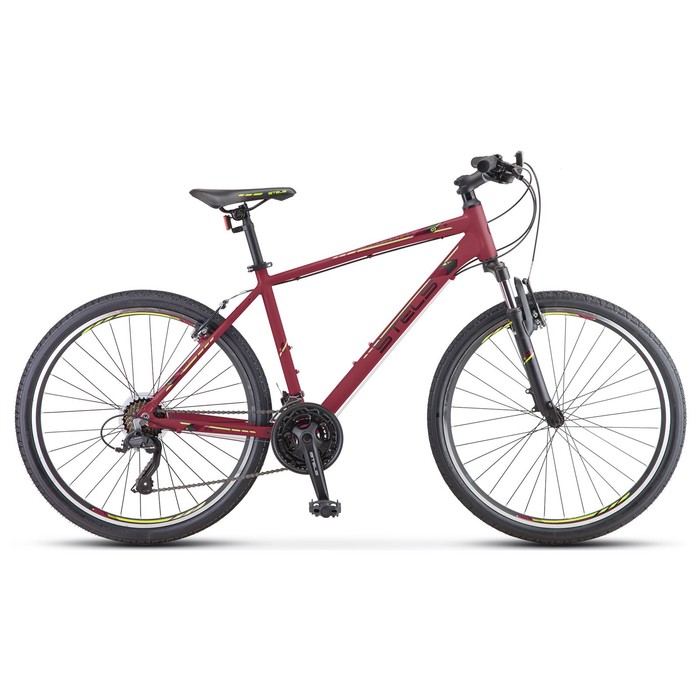фото Велосипед 26" stels navigator-590 v, k010, цвет бордовый/салатовый, р. 18"