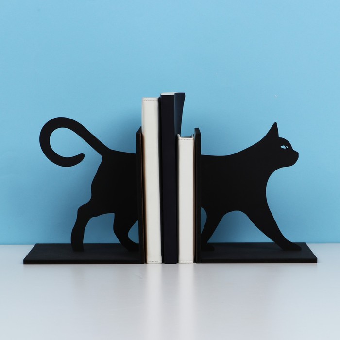 Подставка для книг и учебников «Кот» канцелярия brauberg подставка для книг и учебников