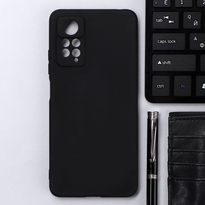 Чехол Innovation, для Xiaomi Redmi Note 11 Pro, силиконовый, матовый, черный чехол innovation для huawei honor 10 силиконовый матовый черный