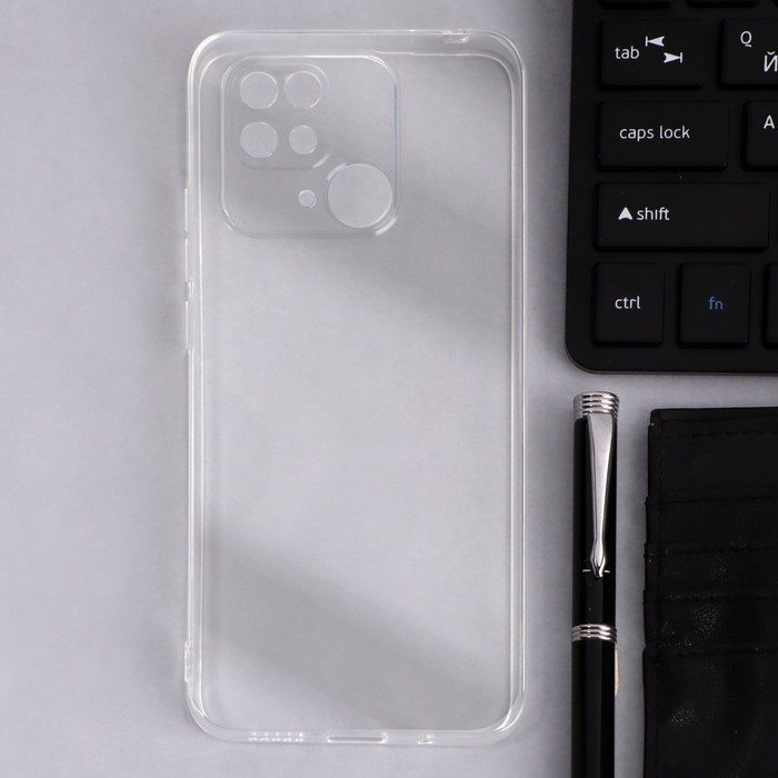 Чехол Innovation, для Xiaomi Redmi 10C, силиконовый, прозрачный цена и фото