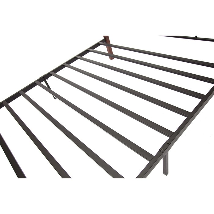 

Кровать AT-822 Wood slat base, 140х200 см, Красный дуб/Чёрный