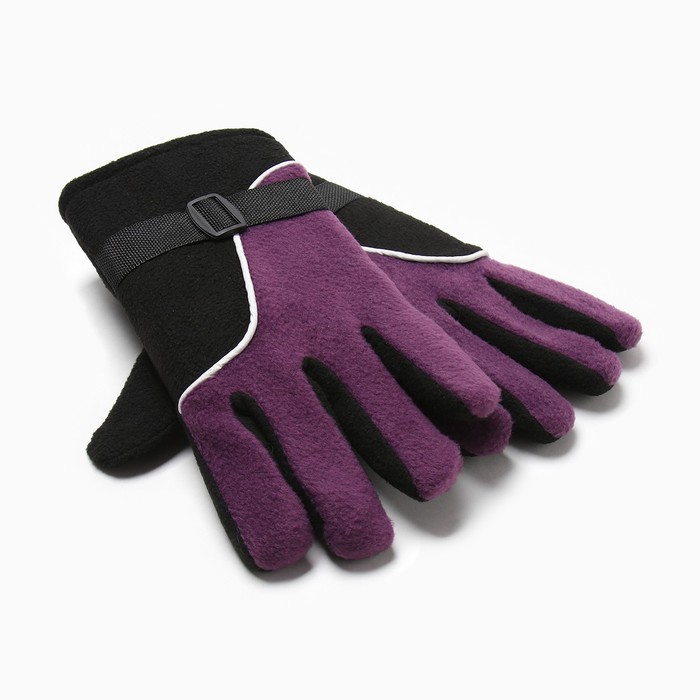 Перчатки мужские двухслойные MINAKU цв. фиолетовый, р-р 26 см перчатки мужские двухслойные minaku цв серый хаки р р 26 см