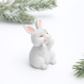 

Фигурка кролик «Щечки», 4 х 5 см