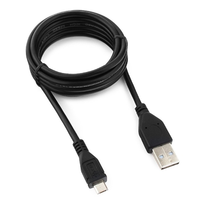 фото Кабель cablexpert ccp-musb2-ambm-6, microusb - usb, 2.4 а, 1.8 м, зарядка + передача данных