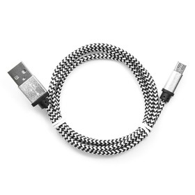 

Кабель Cablexpert CC-mUSB2sr1m, microUSB - USB, 1 м, зарядка + передача данных, серебристый
