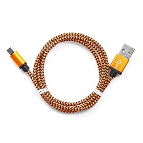 

Кабель Cablexpert CC-mUSB2oe1m, microUSB - USB, 1 м, зарядка + передача данных, оранжевый