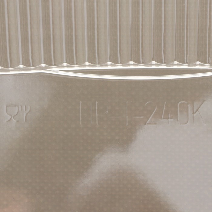 Тортница ПР-Т-240, крышка, 31,6x31,6x12,5 см, цвет прозрачный, 80 шт/уп.