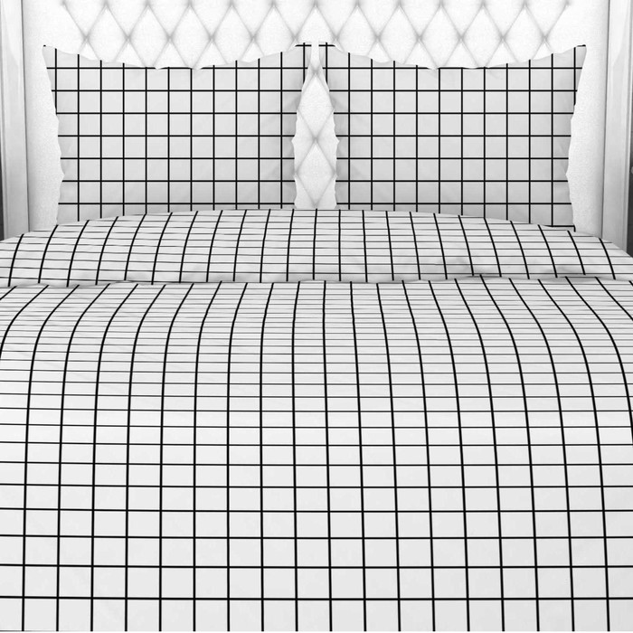 фото Постельное бельё 1,5сп таттерсол, размер 147х215 см, 150х215 см, 70х70 см 2шт, бязь 120г/м², 100% хлопок galtex