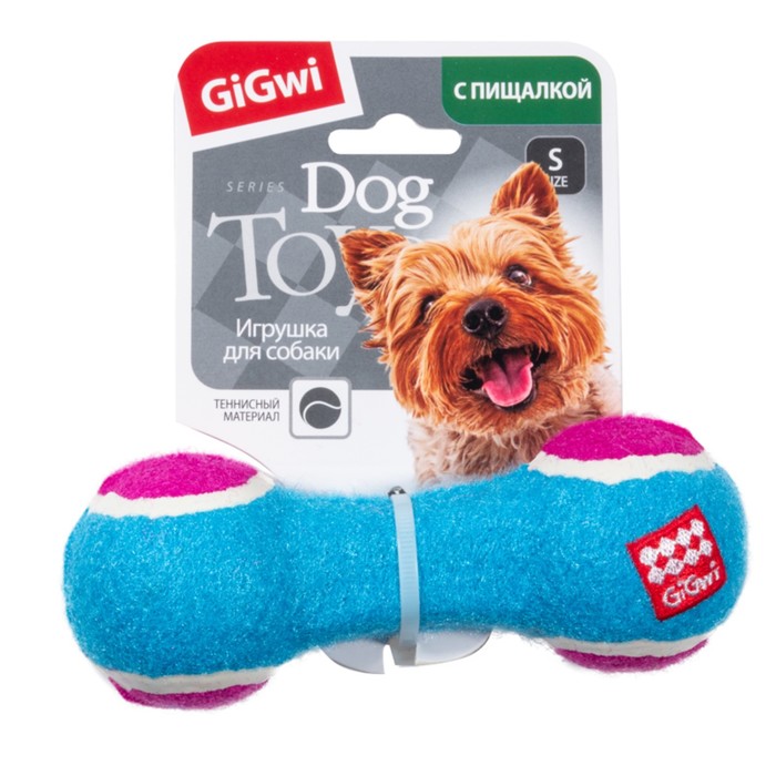 

Игрушка для собак Гантель малая с пищалкой 13см, серия CATCH & FETCH