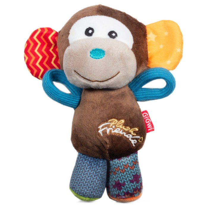 

Игрушка для собак Обезьянка с пищалкой 16см, серия PLUSH FRIENDZ
