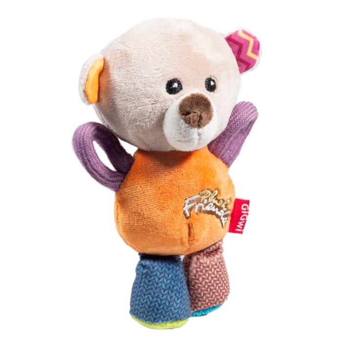 

Игрушка для собак Мишка с пищалкой 16см, серия PLUSH FRIENDZ