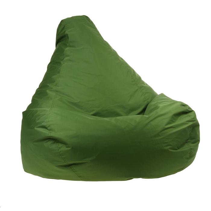 Кресло-мешок "Капля" S, d85/h130, цвет тёмно-салатовый