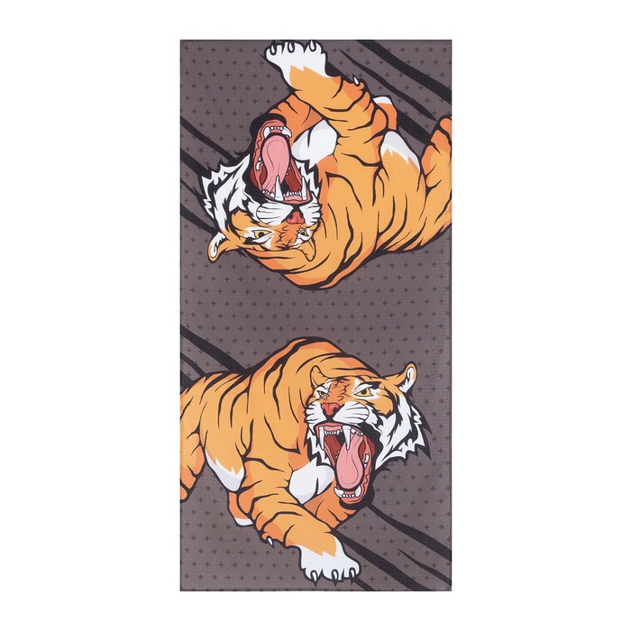 Набор подарочный Этель Tiger полотенце 70х146см и аксс (7 предм)