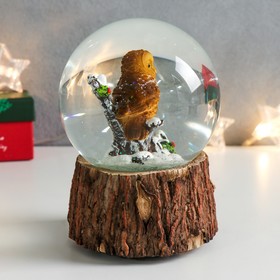 

Сувенир полистоун водяной шар музыка "Совушка на ветках" 11,5х11,5х14 см