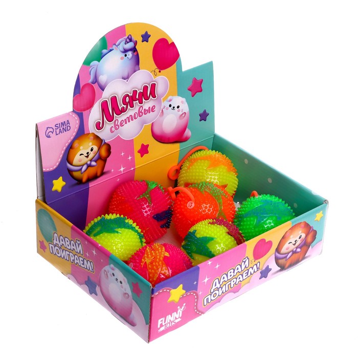 фото Мяч световой, цвета микс funny toys