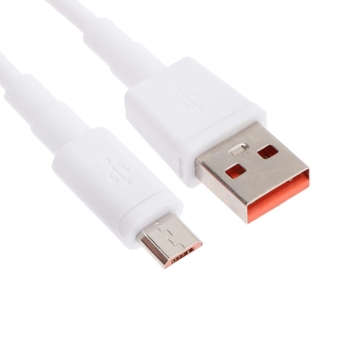 Кабель Krutoff Classic, microUSB - USB, 1.5 А, 1 м, TPE покрытие, белый кабель krutoff classic microusb usb 1 5 а 1 м tpe покрытие белый