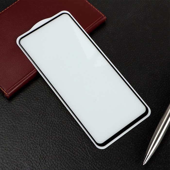 Защитное стекло Krutoff для Xiaomi Redmi Note 10/Note 10S, полный клей, черное