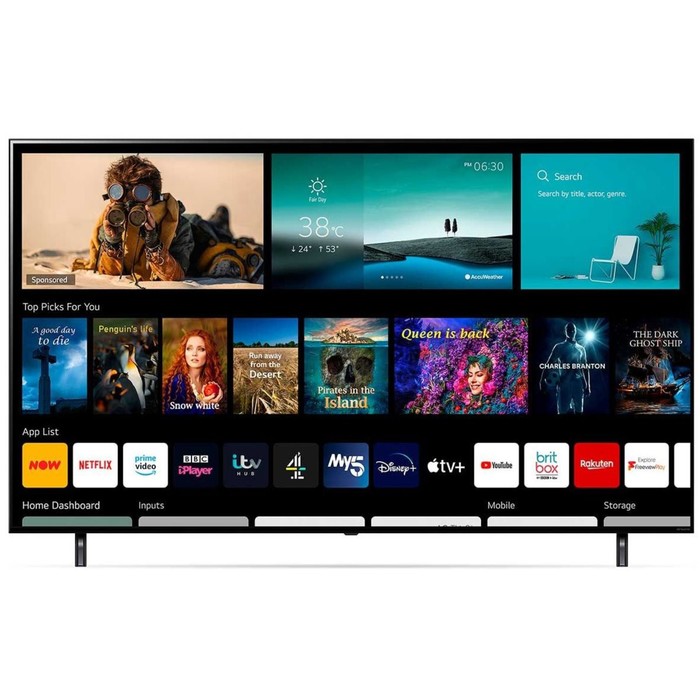 Телевизор LG 50NANO806PA 50 3840x2160 DVB-T2CS2 HDMI 4 USB 2 SmartTV черный 7798800₽